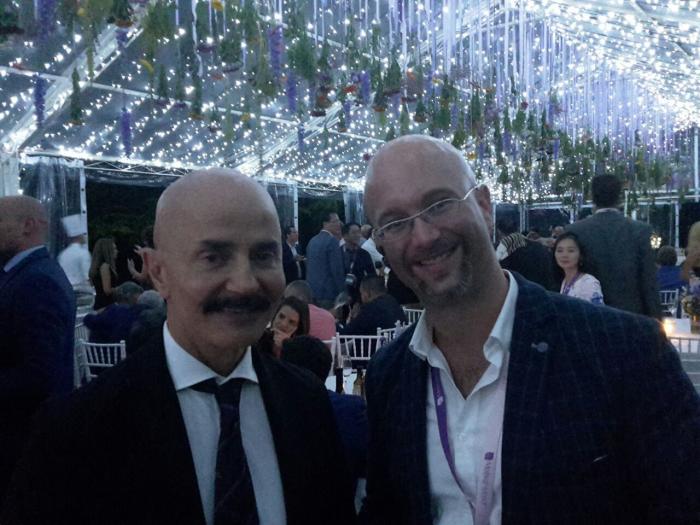 Prof. Botti und Dr Fuchshuber beim Motiva-Welt-Symposium Prof. Botti und Dr Fuchshuber beim Motiva-Welt-Symposium