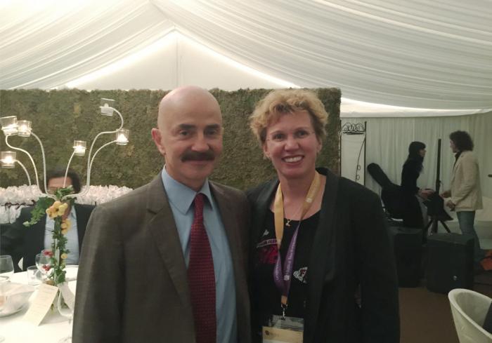 Doktor Annette Kotzur und Professor Giovanni Botti Doktor Annette Kotzur und Professor Giovanni Botti